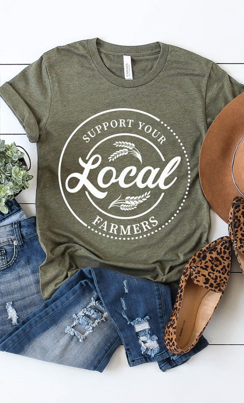 Support Your Local Farmer Graphic Tee