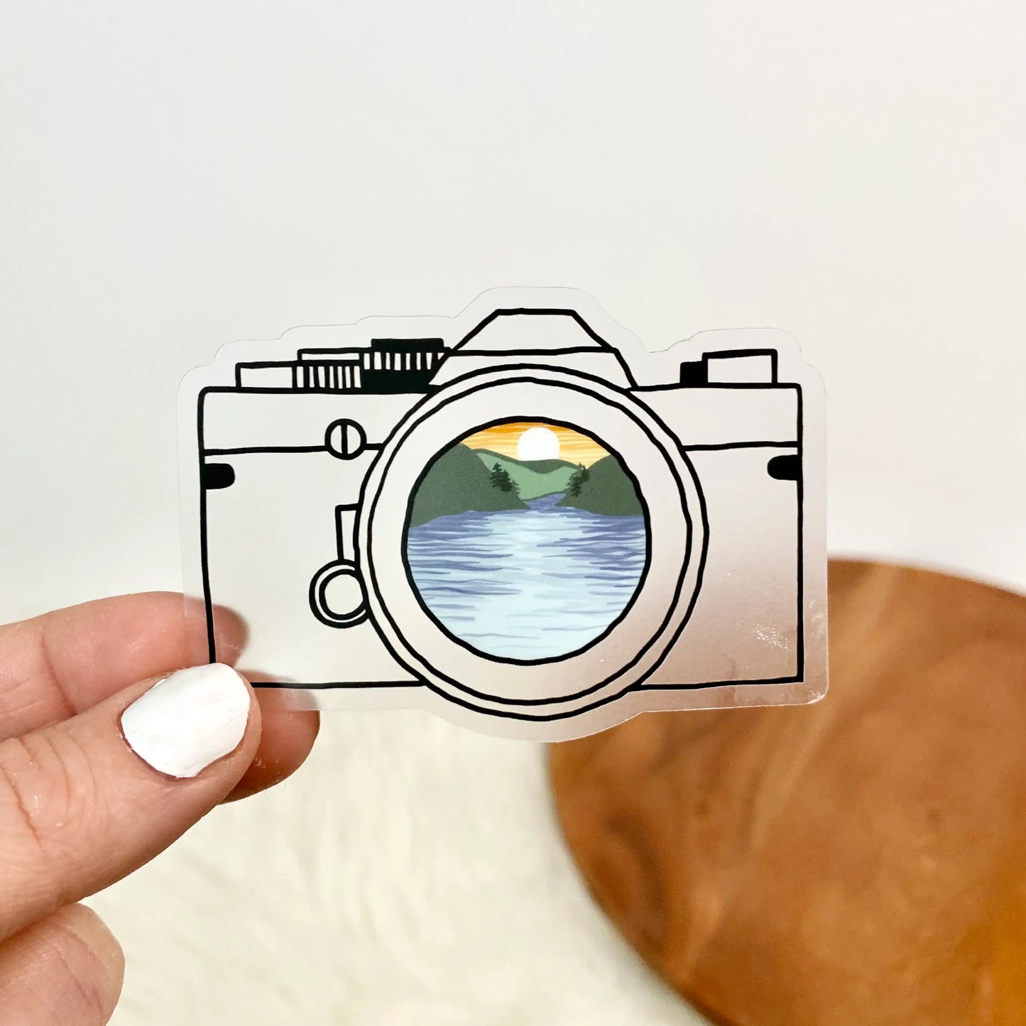 Clear Back Stickers
