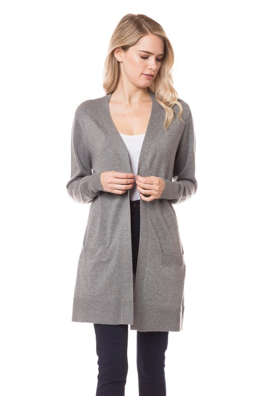 Basic Mid-Length Cardigan