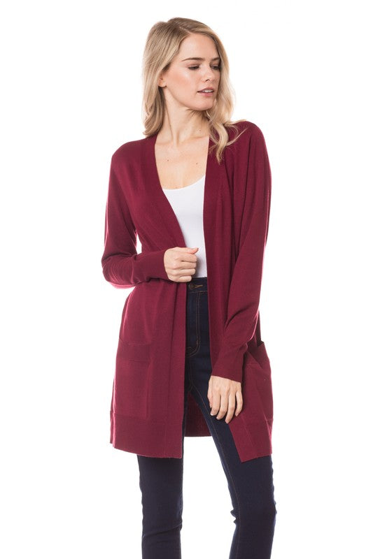 Basic Mid-Length Cardigan