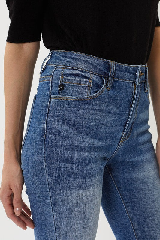 Cora KanCan Distressed Hem Skinny Jean