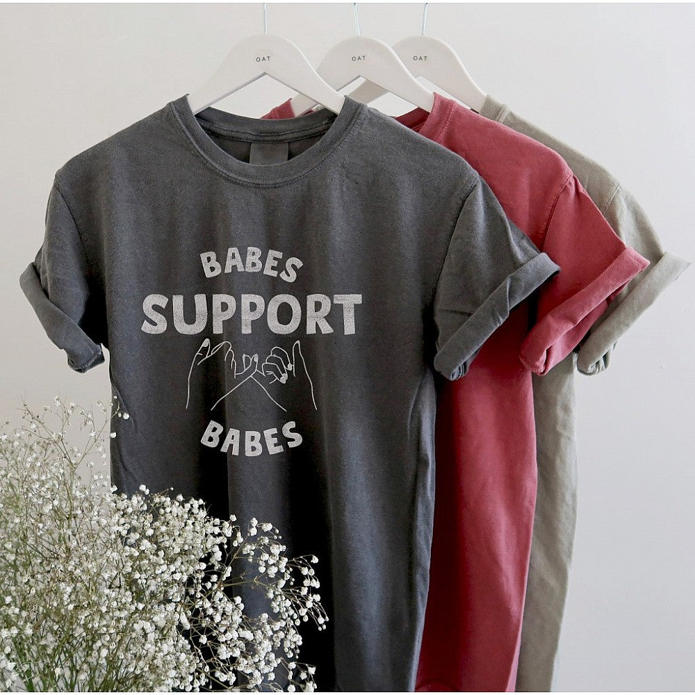 Babes Support Babes Vintage Fit Graphic Tee