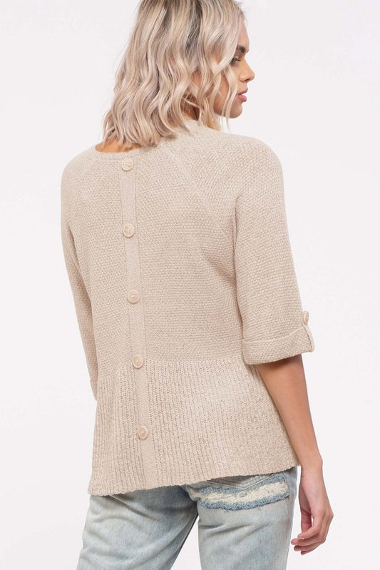 Flounce Bottom Sweater