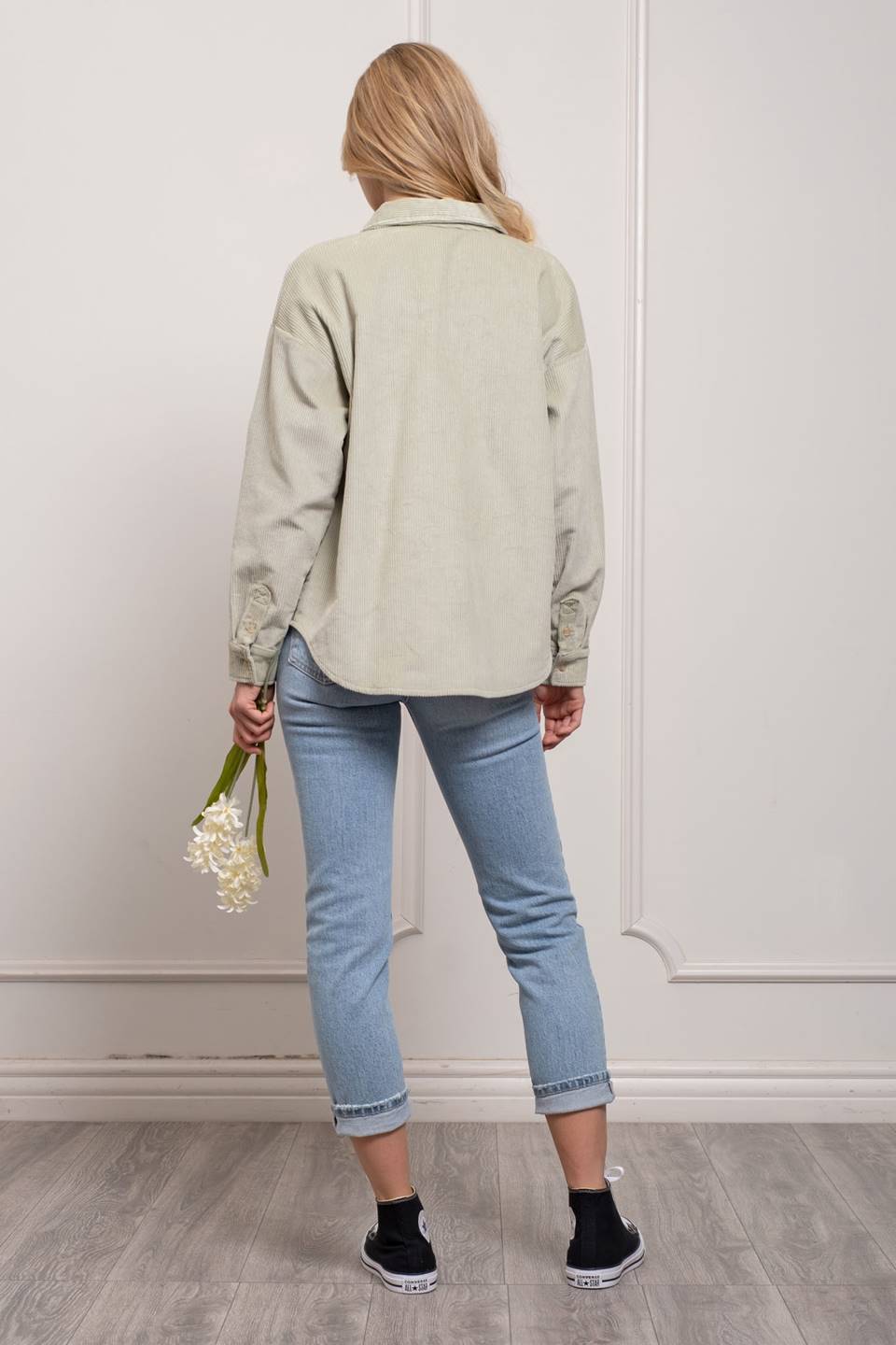 Corduroy Button Up Shacket