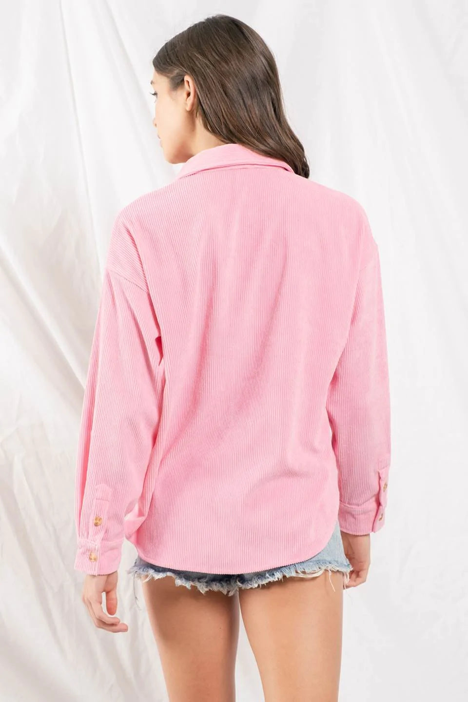 Corduroy Button Up Shacket