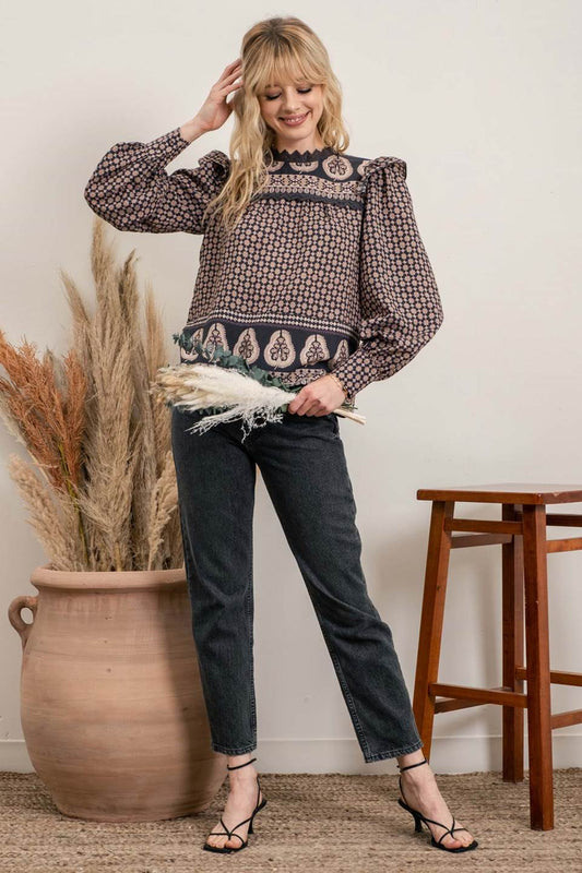 Geometric Blouse
