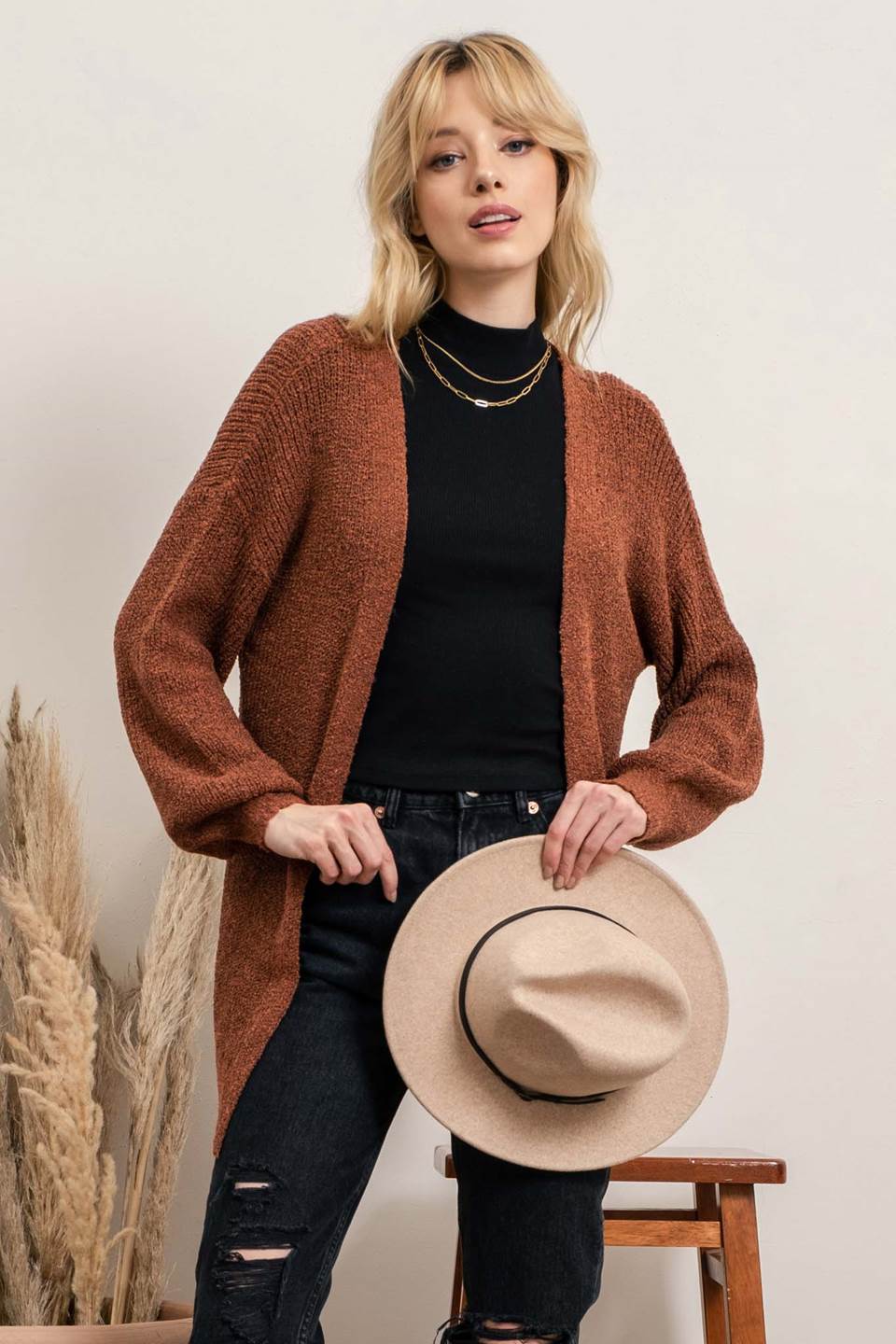 Crisscross Back Cardigan