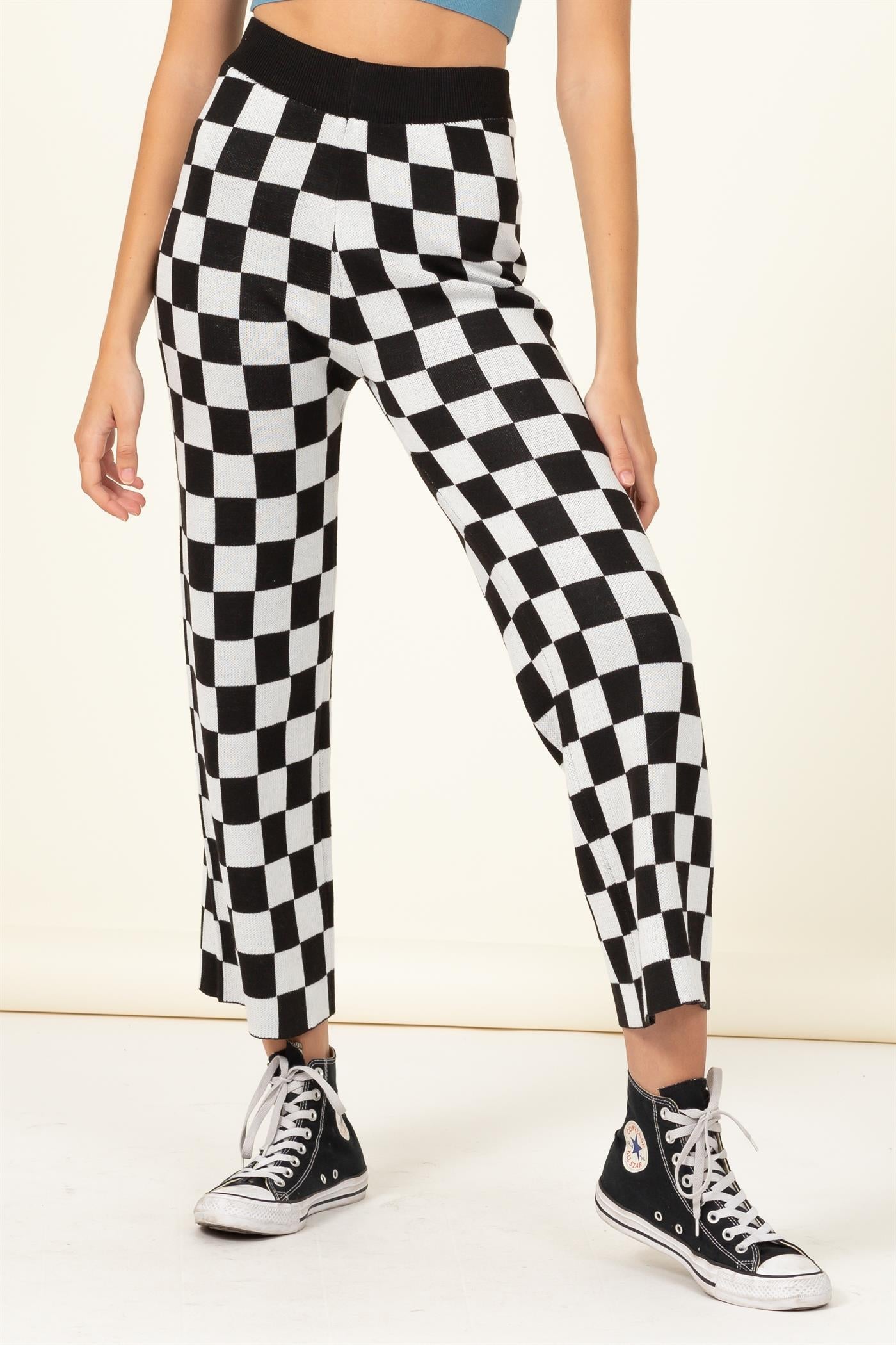 Checkered Pants