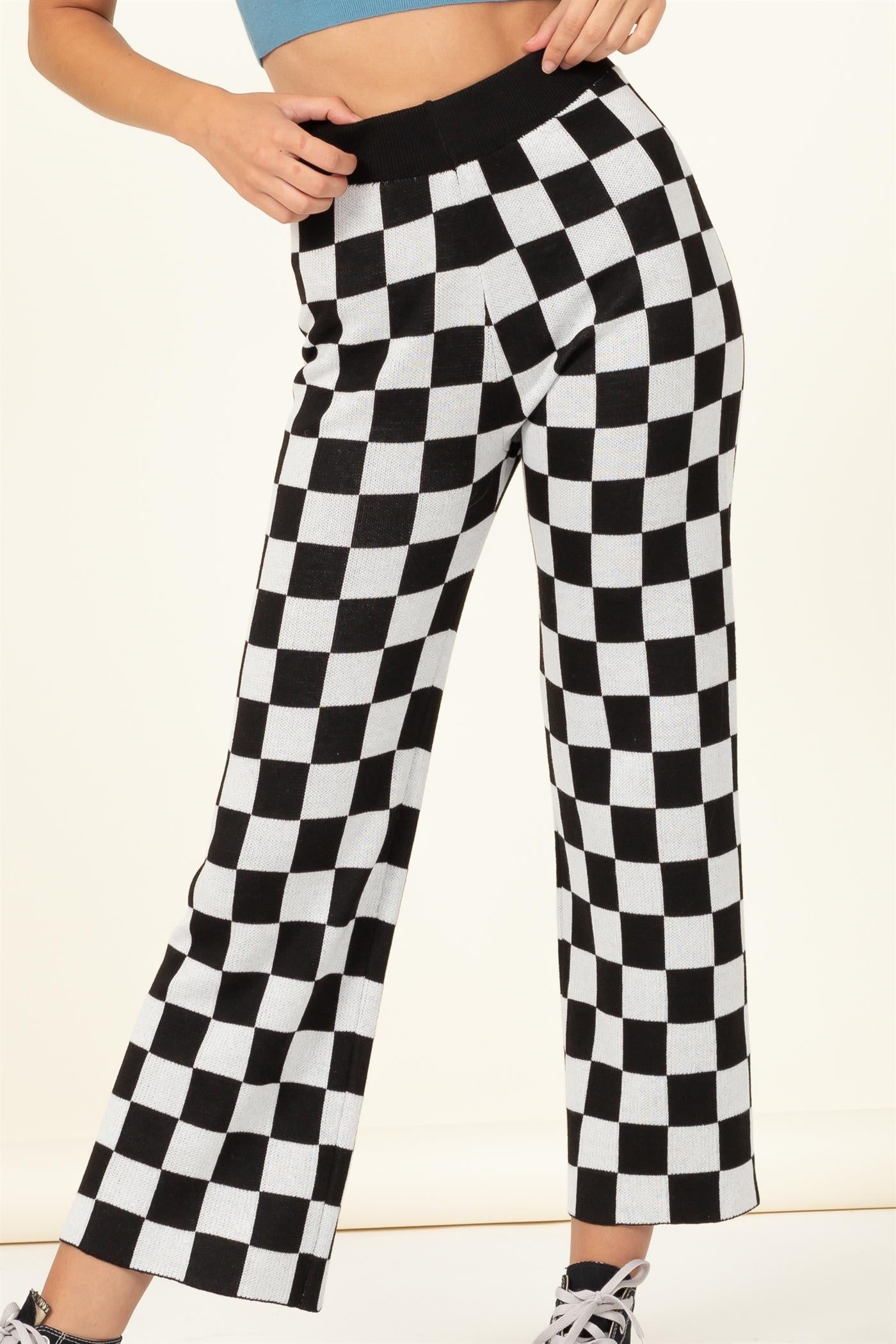 Checkered Pants