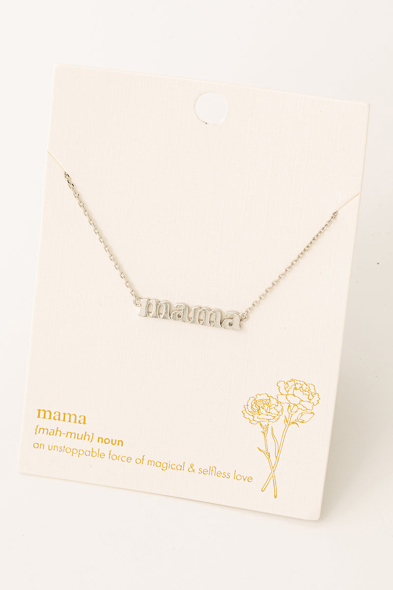 Mama Bar Necklace