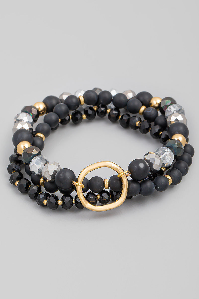 Semiprecious Beaded Bracelet Set
