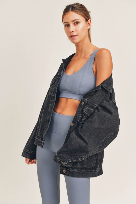 Boxy Cut Denim Jacket