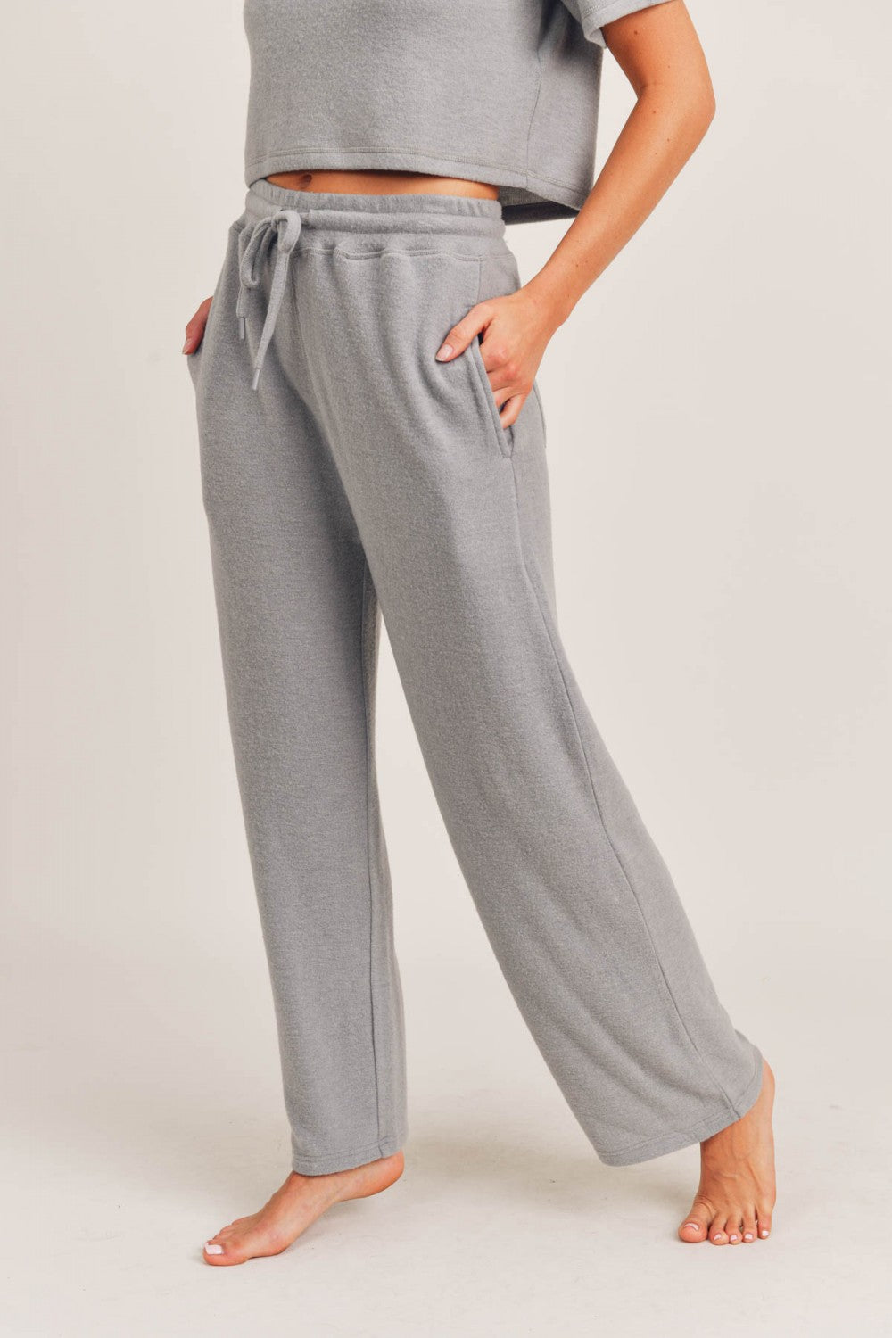 Fuzzy Drawstring Lounge Pant