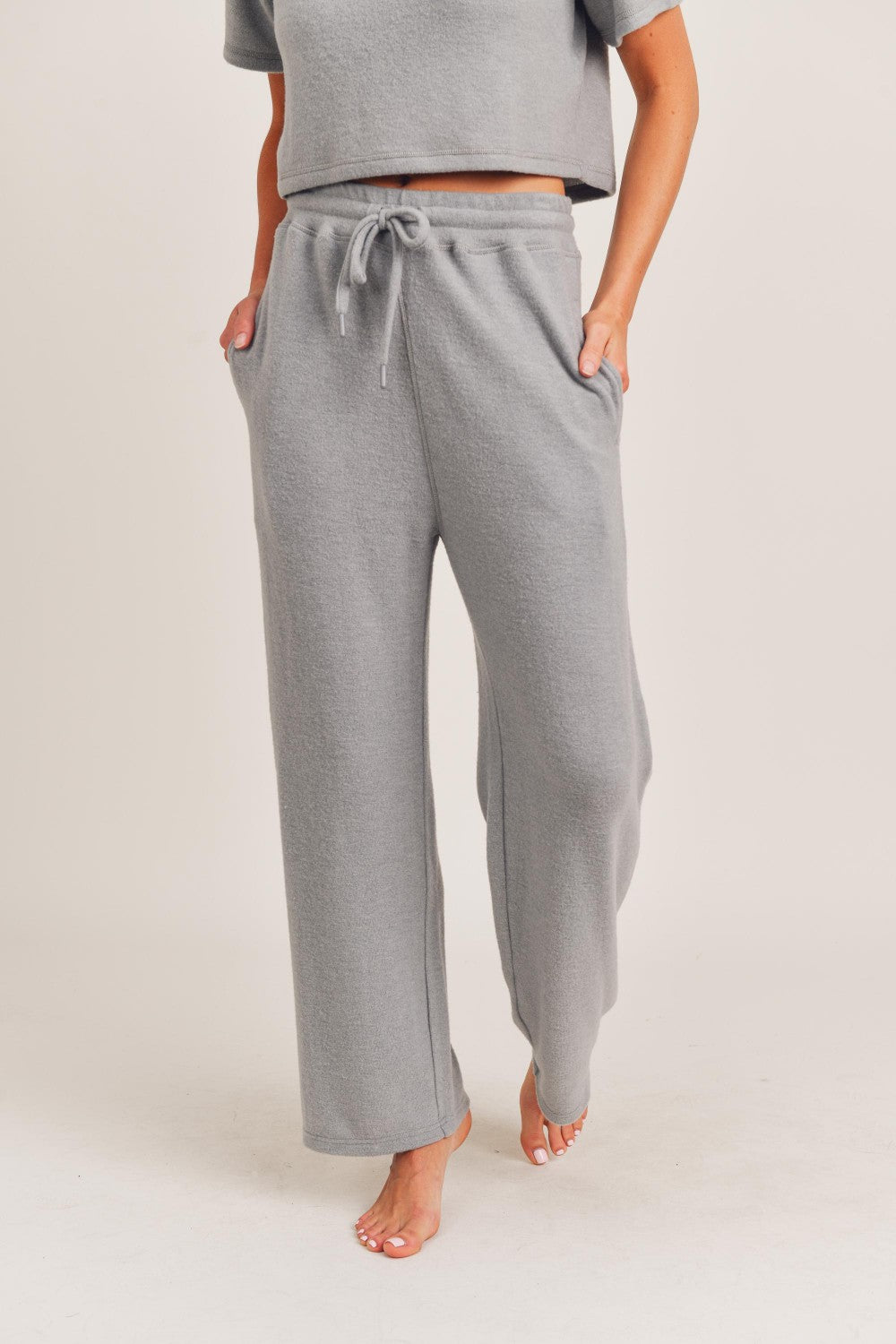 Fuzzy Drawstring Lounge Pant