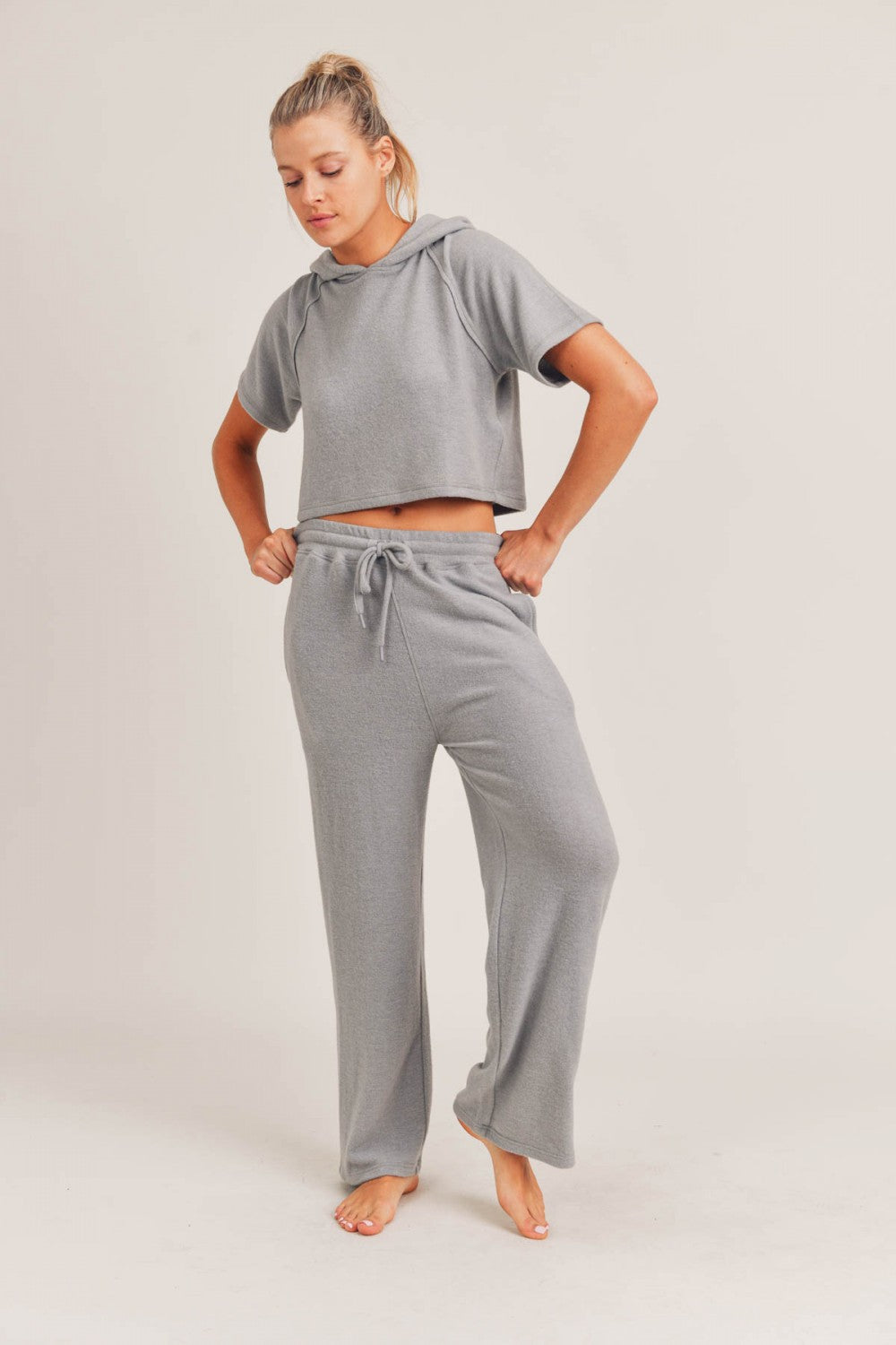 Fuzzy Drawstring Lounge Pant