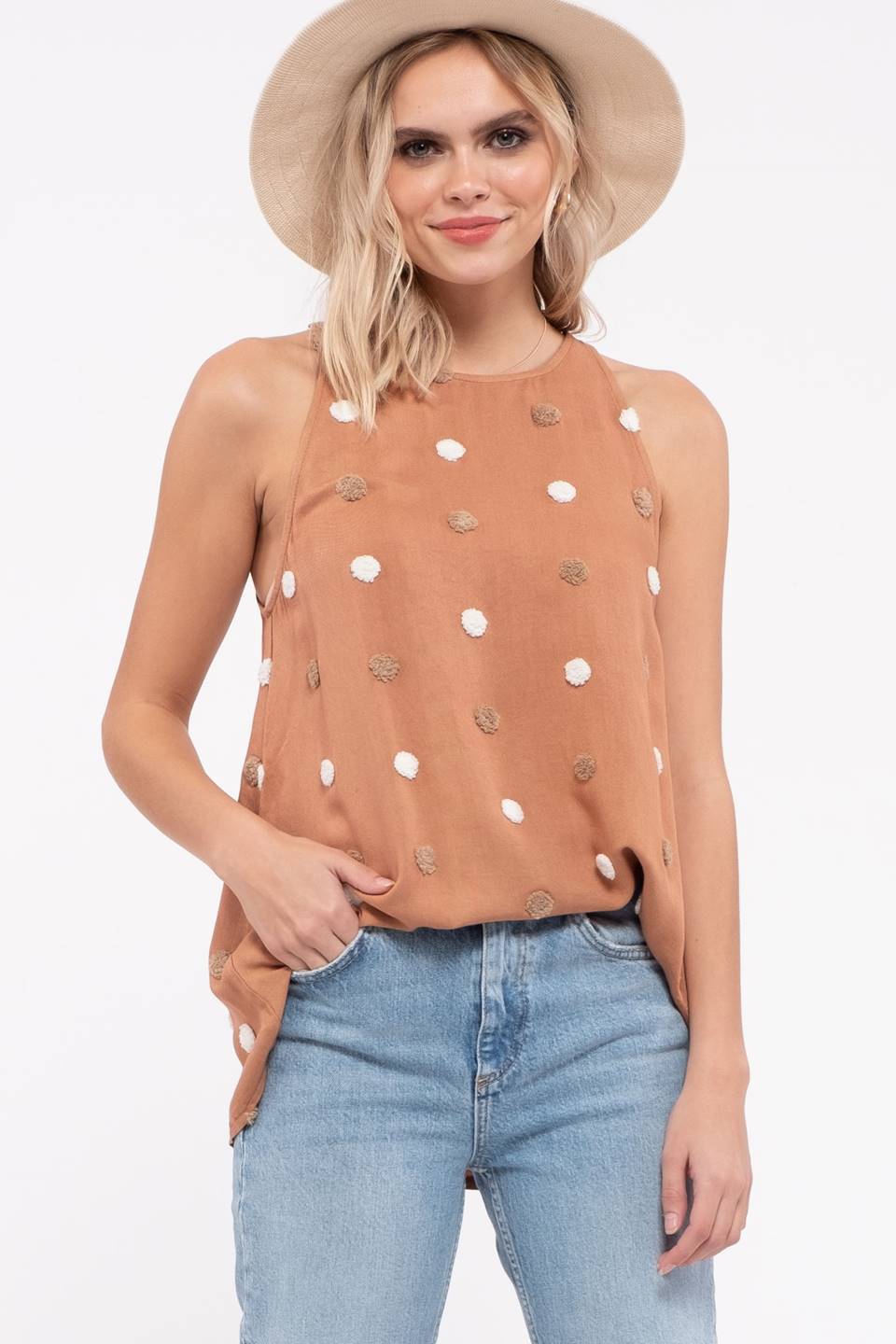Multi Color Swiss Dot Tank