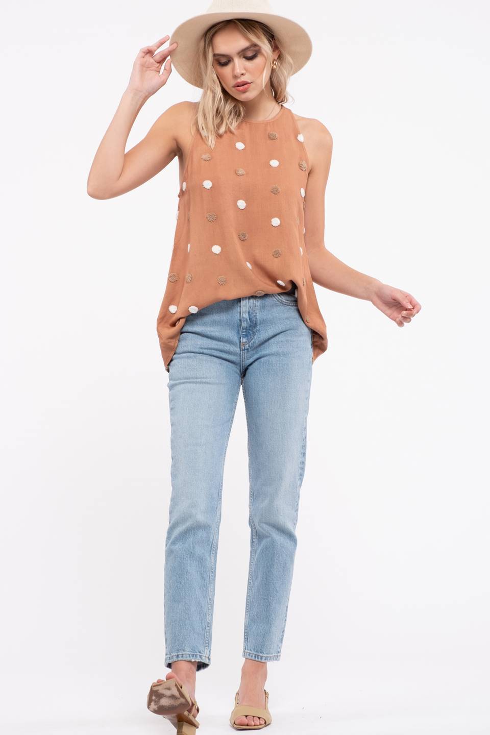 Multi Color Swiss Dot Tank