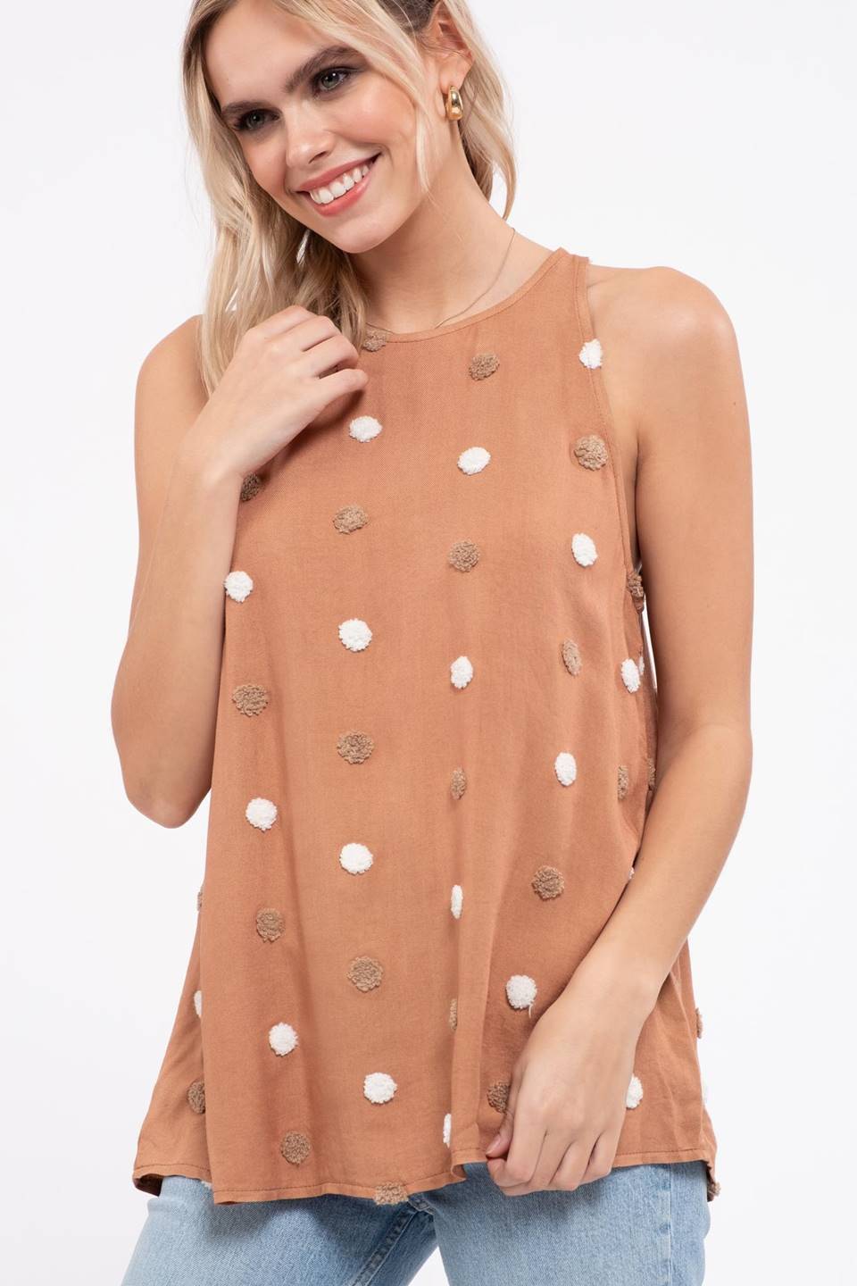 Multi Color Swiss Dot Tank