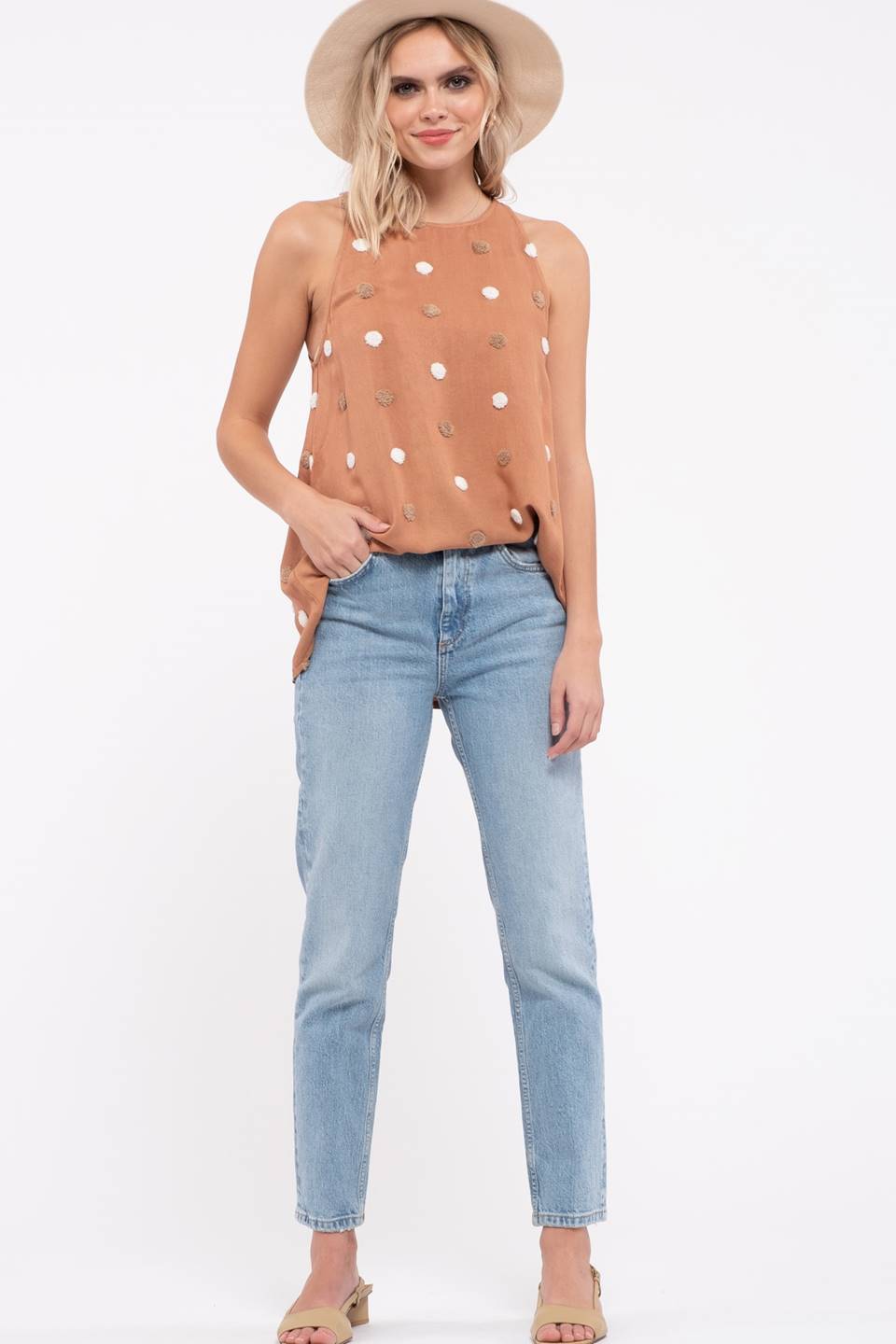 Multi Color Swiss Dot Tank