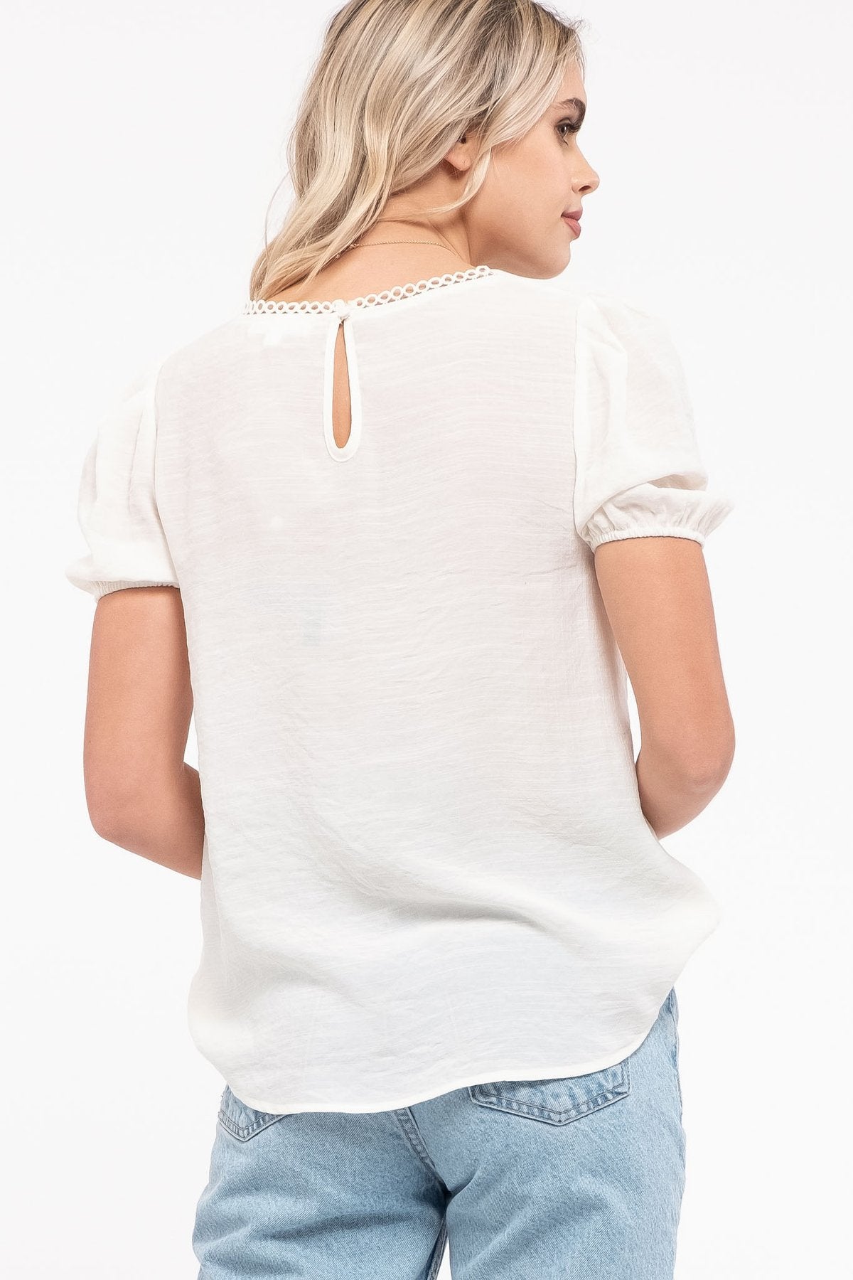 Floral Embroidery Top