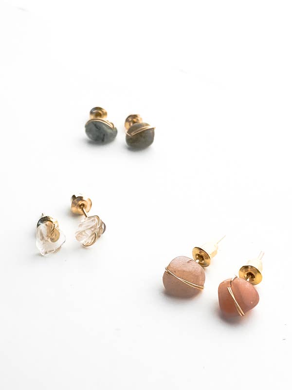 Wire Wrapped Delicate Stone