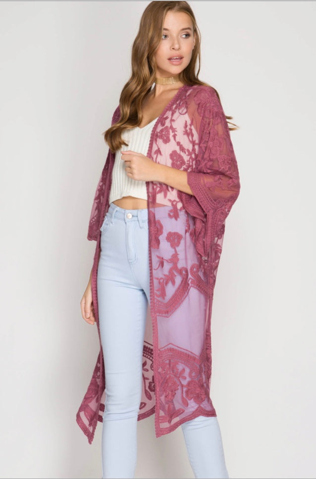 Lace Kimono