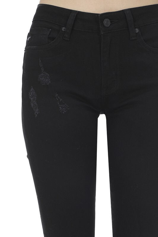 Black Distressed Jeans