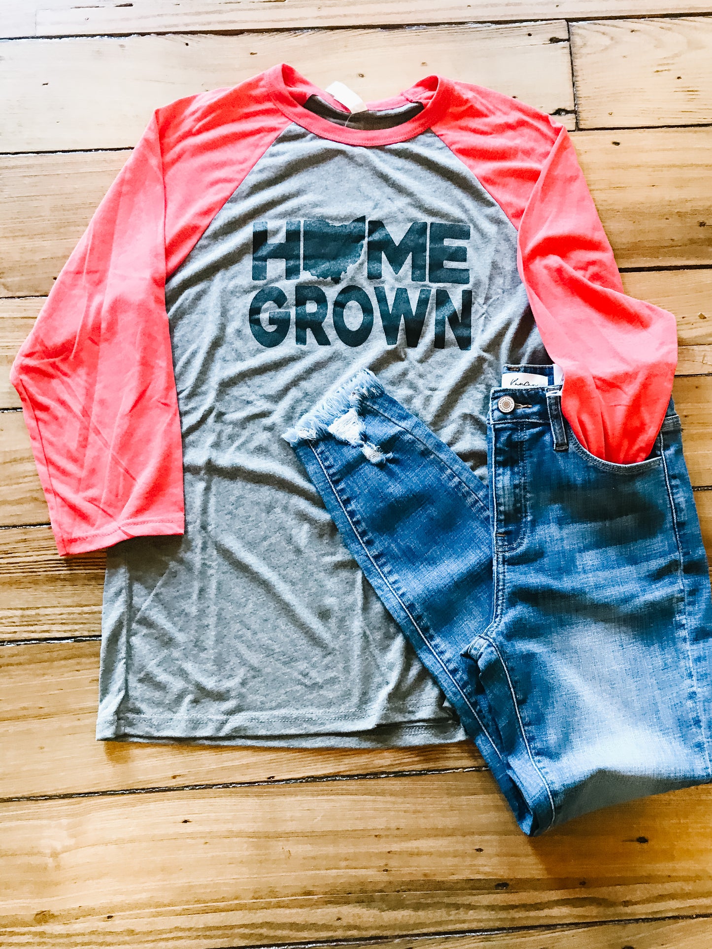 Home Grown Baseball Tee