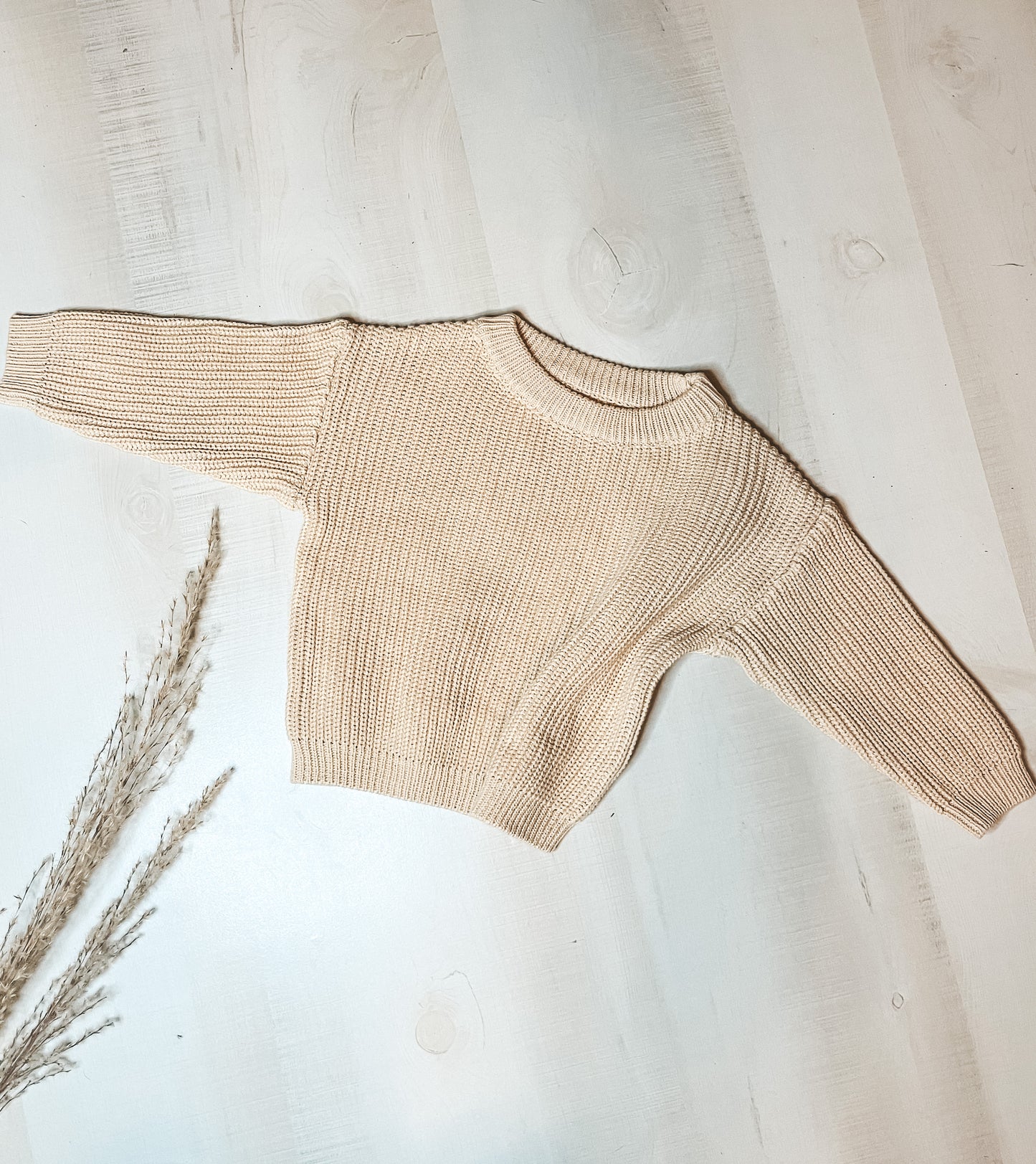 Kids Oversized Knit Sweater