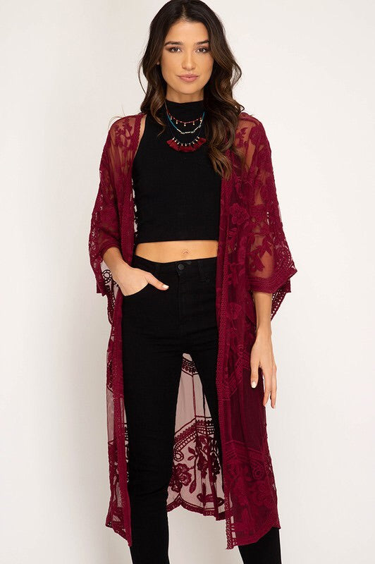 Lace Kimono