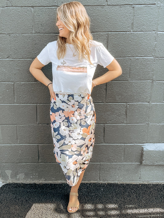 Desert Car Scene Crop Top