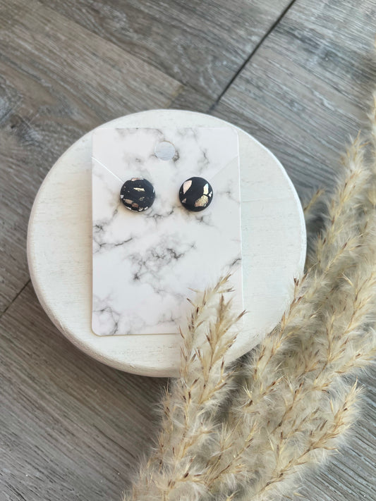 Handmade Clay Stud Earrings