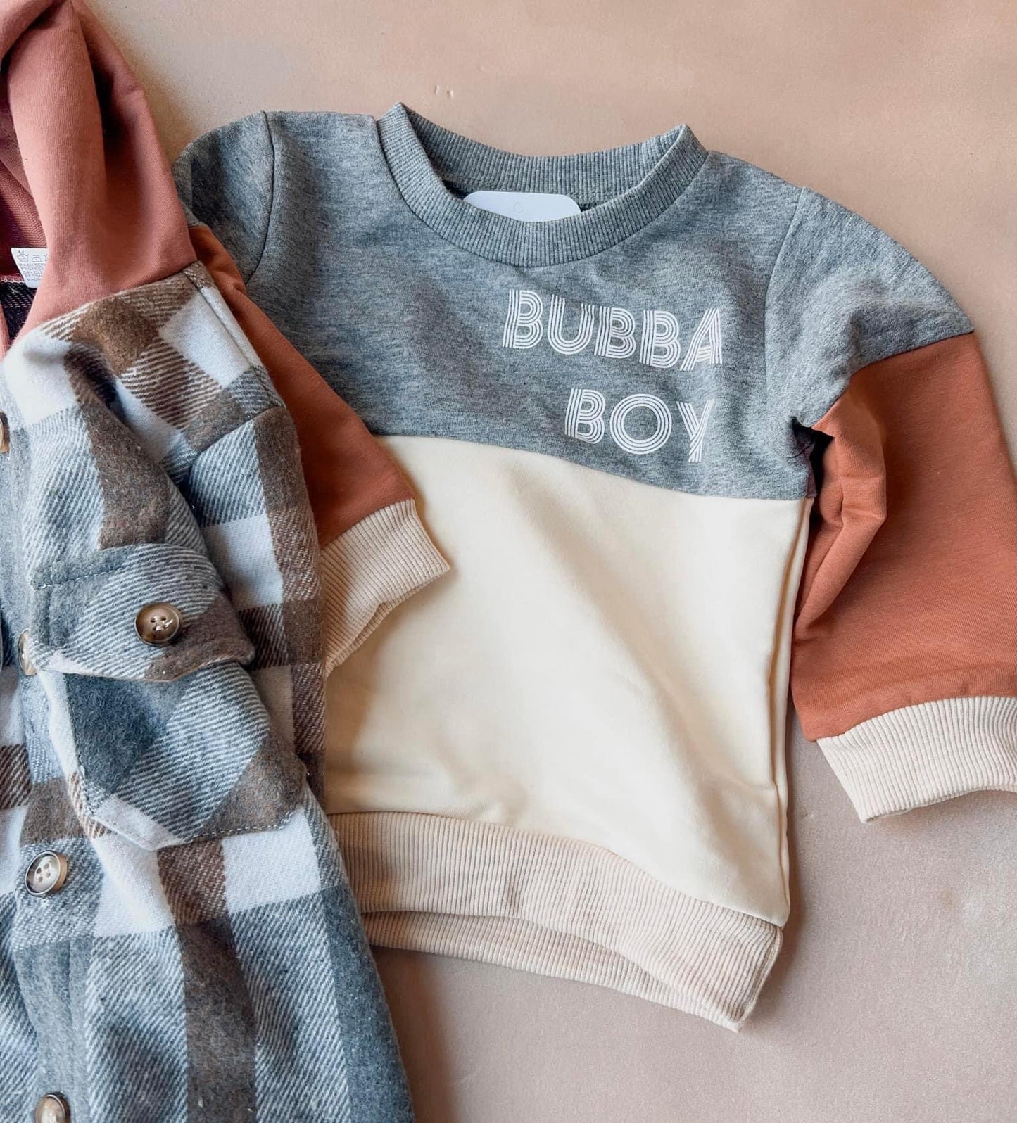 Kids Bubba Boy Colorblock Sweatshirt