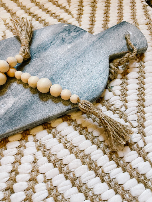 The Scripted Co. Beaded Tassel Rope Decoration