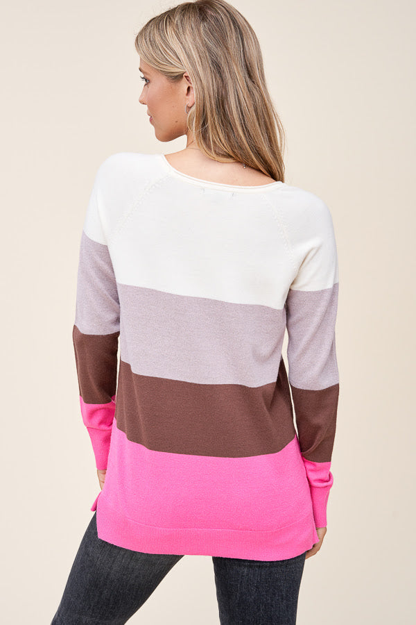 Super Soft Colorblock Sweater