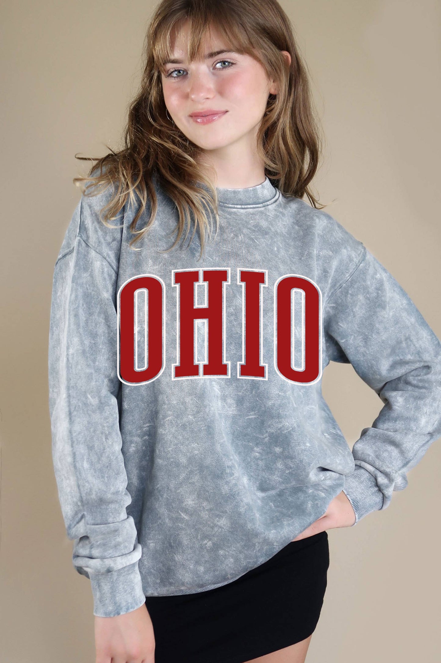 Ohio Puff Mineral Wash Sweatshirt