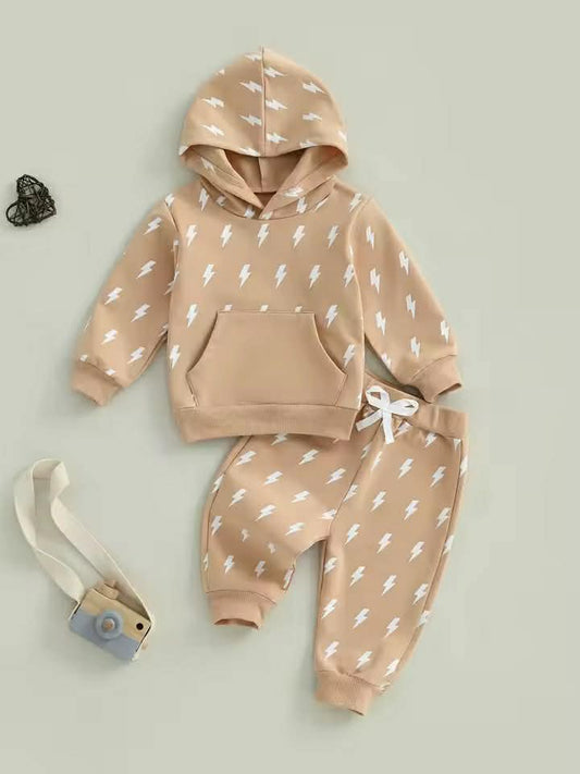 Kids Lighting Bolt Jogger Set