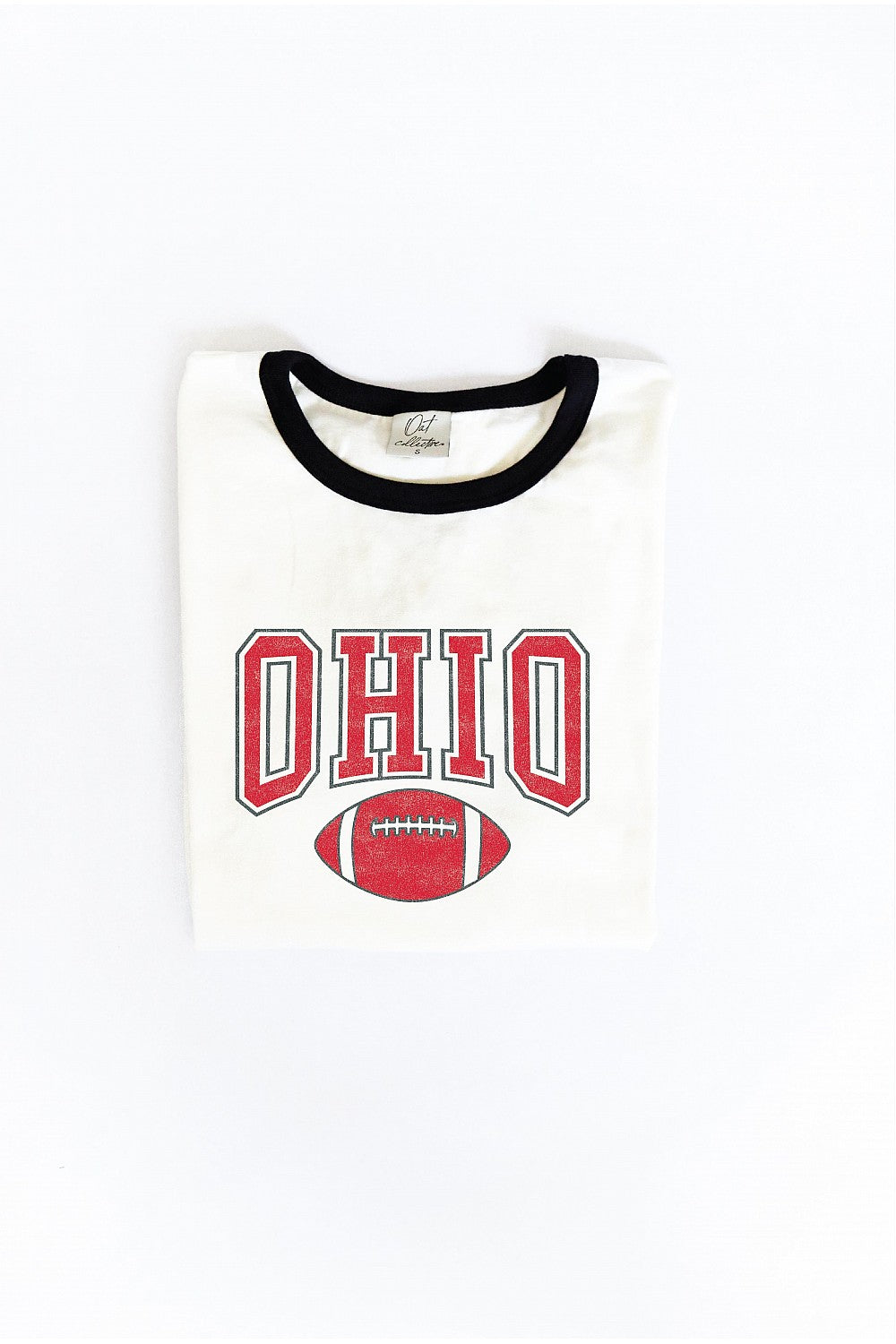 Ohio Football Ringer Tee