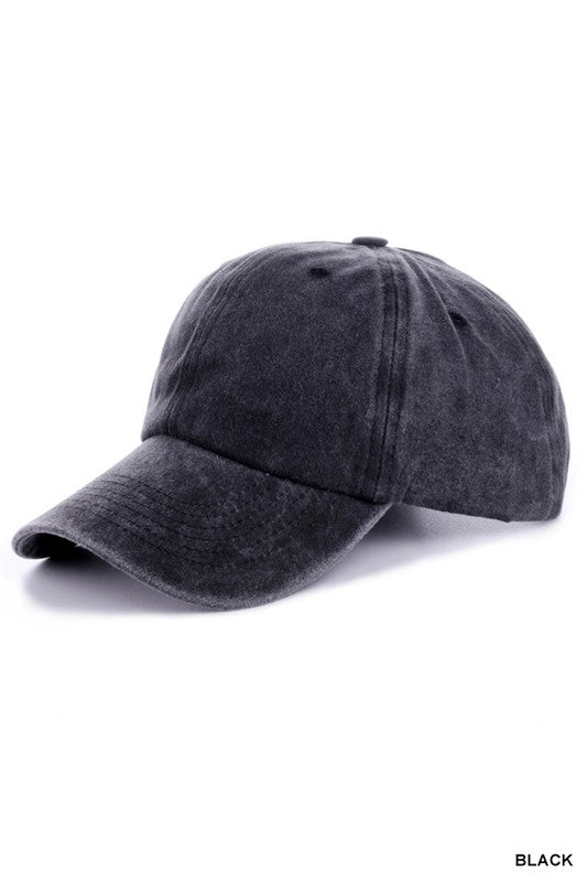 Washed Baseball Hat