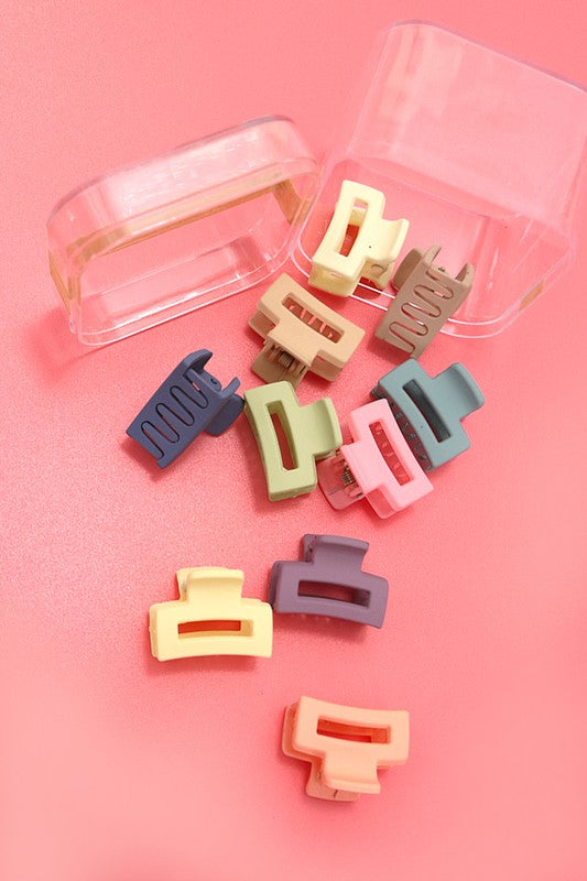 Mini Hair Clip Set in Case