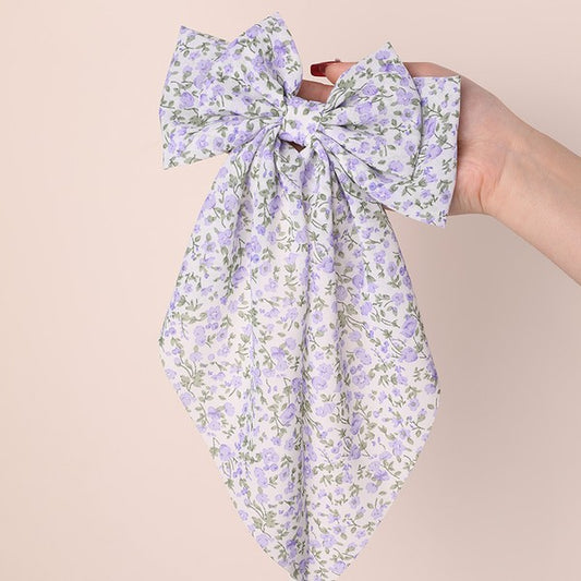 Ditsy Floral Ribbon Hair Clip