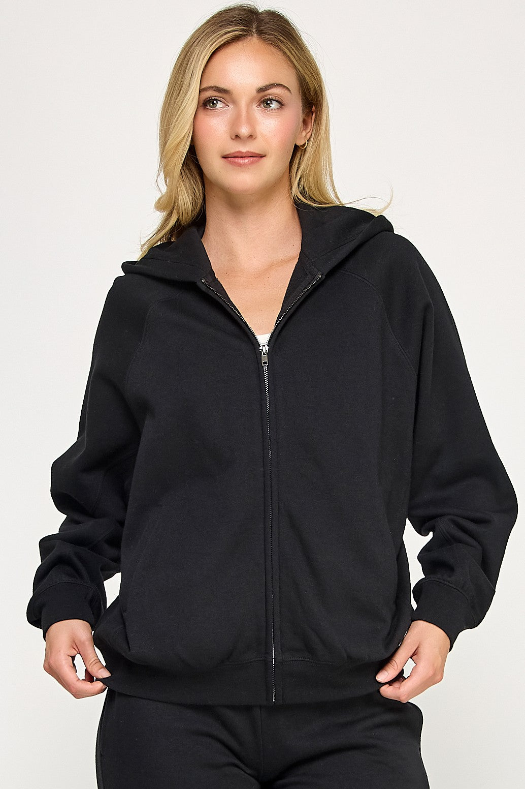 Basic Fleece Full Zip Sweatshirt
