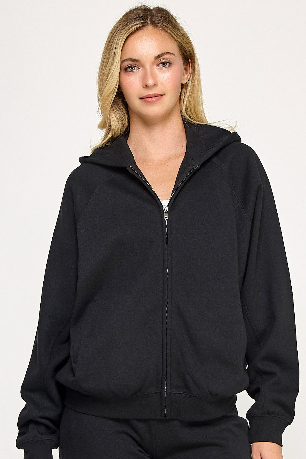 Basic Fleece Full Zip Sweatshirt