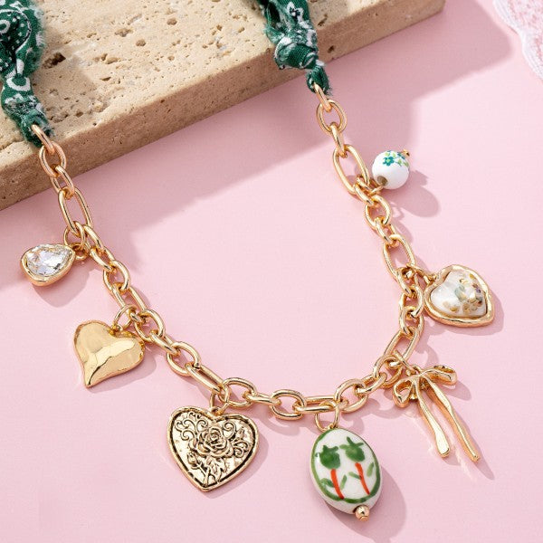 Scarf Charm Necklace