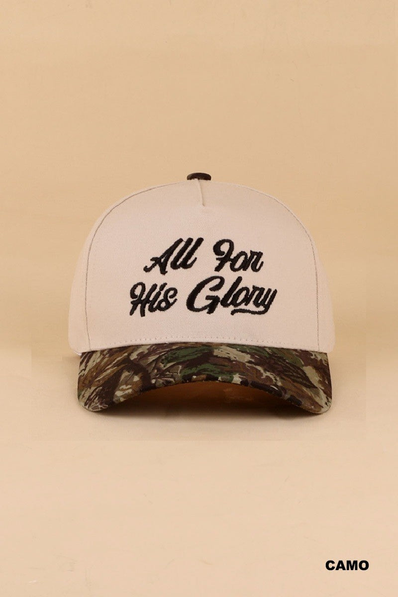All For His Glory Hat