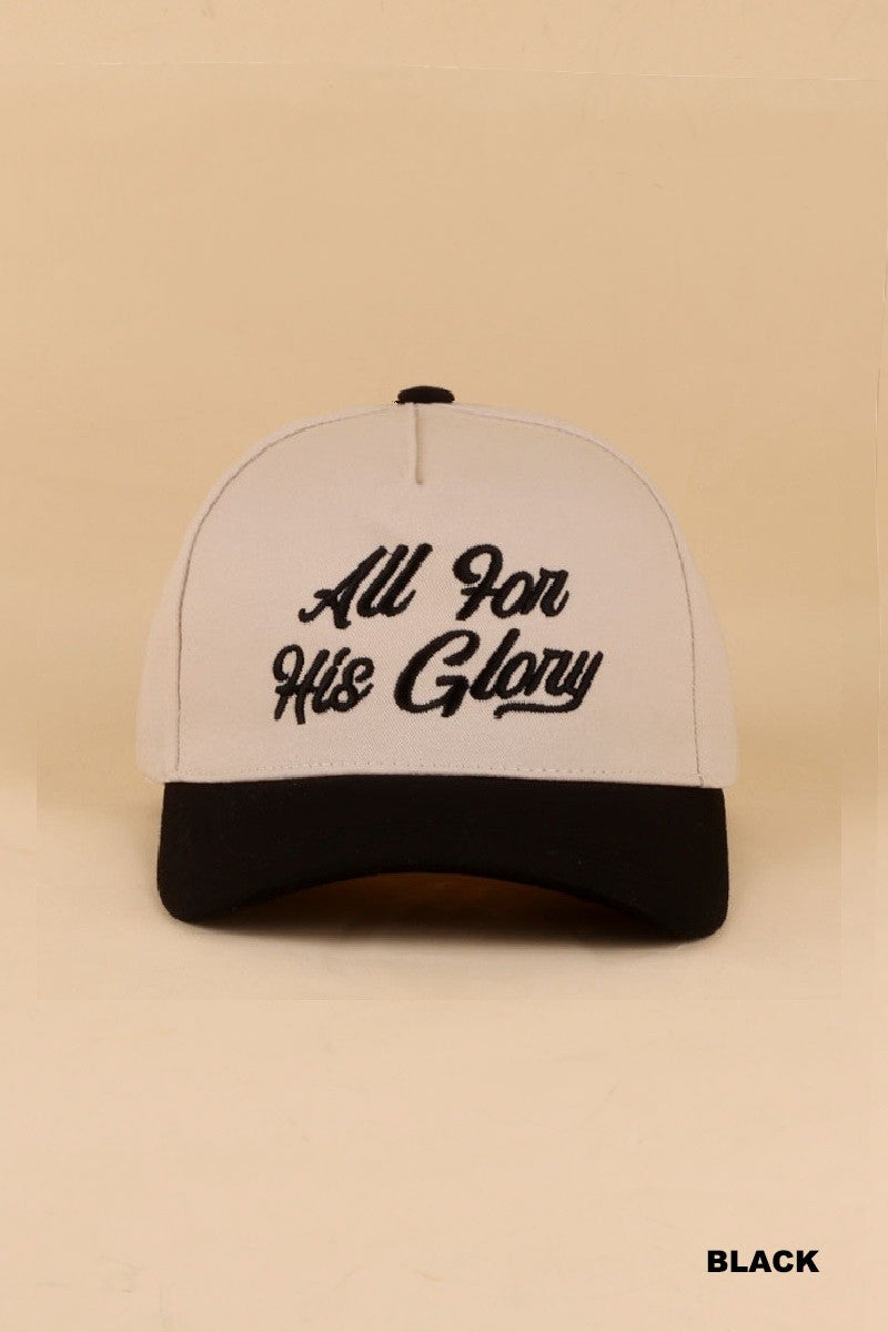 All For His Glory Hat