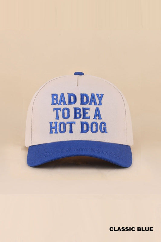 Bad Day To Be A Hotdog 2 Toned Hat