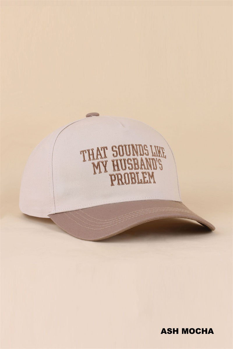 My Husband's Problem 2 Toned Hat