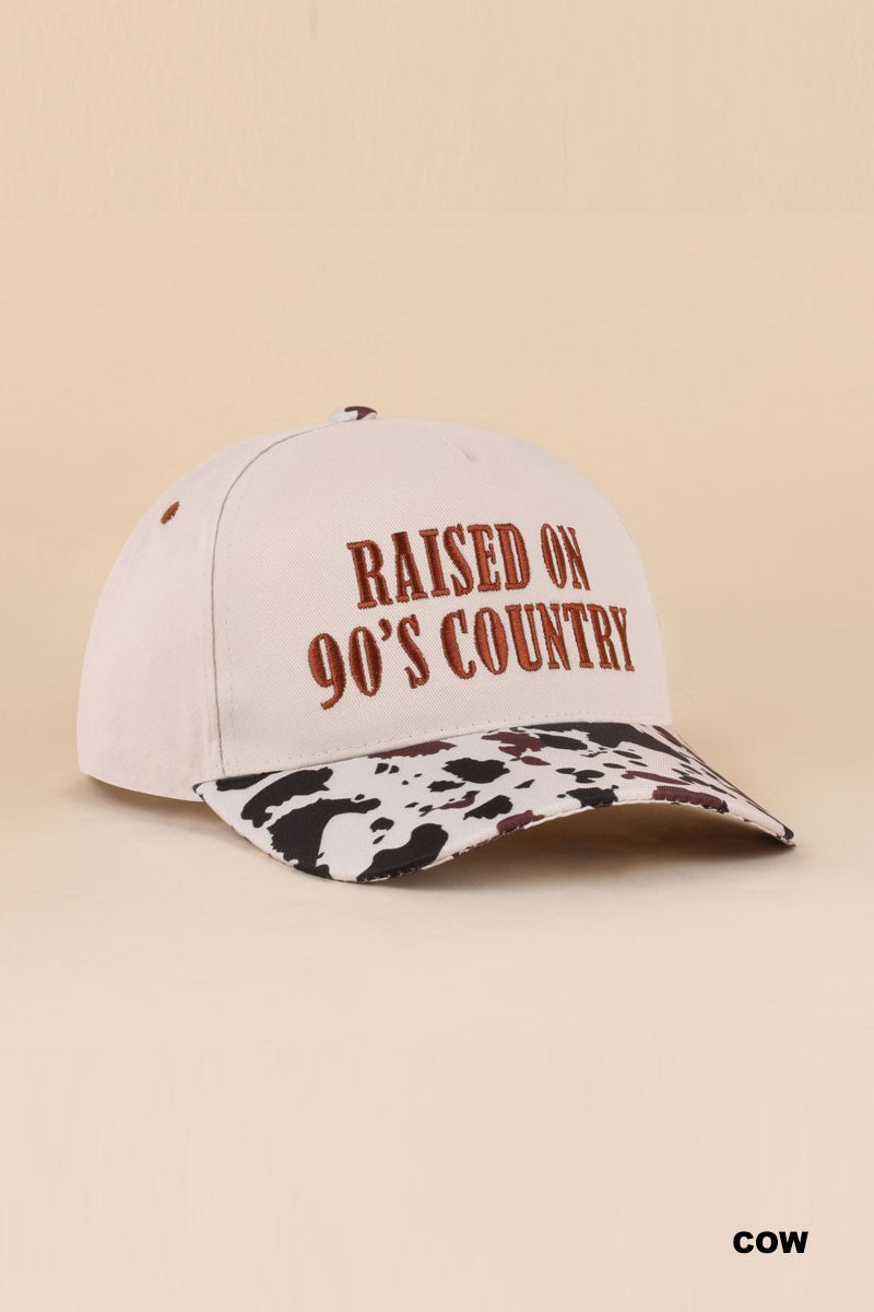 Raised on 90's Country 2 Toned Hat