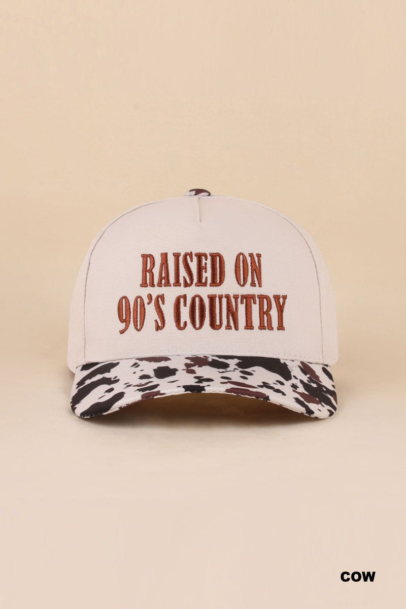 Raised on 90's Country 2 Toned Hat